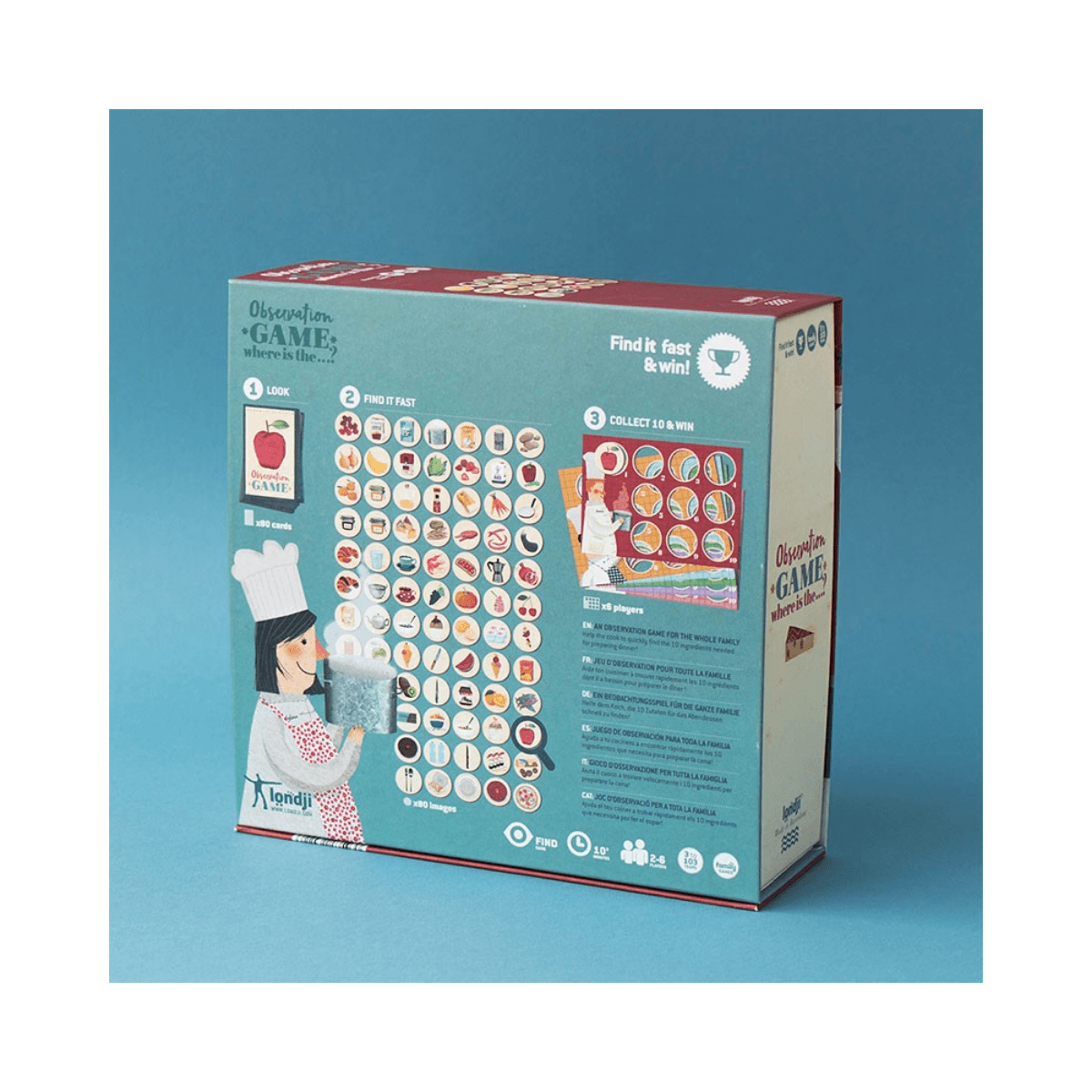 Observatie- en snelheidsspel - vanaf 3 jaar - WHERE IS THE CHEESE?