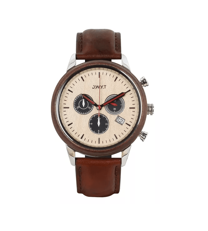 Chronograaf herenhorloge MARCO POLO Marron Senois