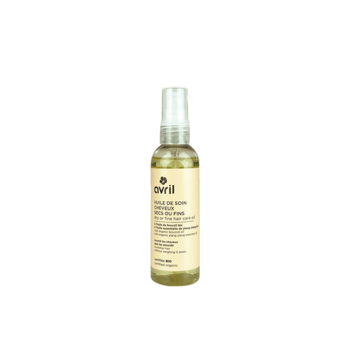 Huile de soin cheveux secs ou fins 100ml - Certifiée Bio