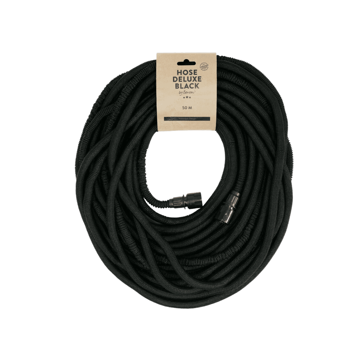 Slang 50M - Hose Deluxe - Zwart