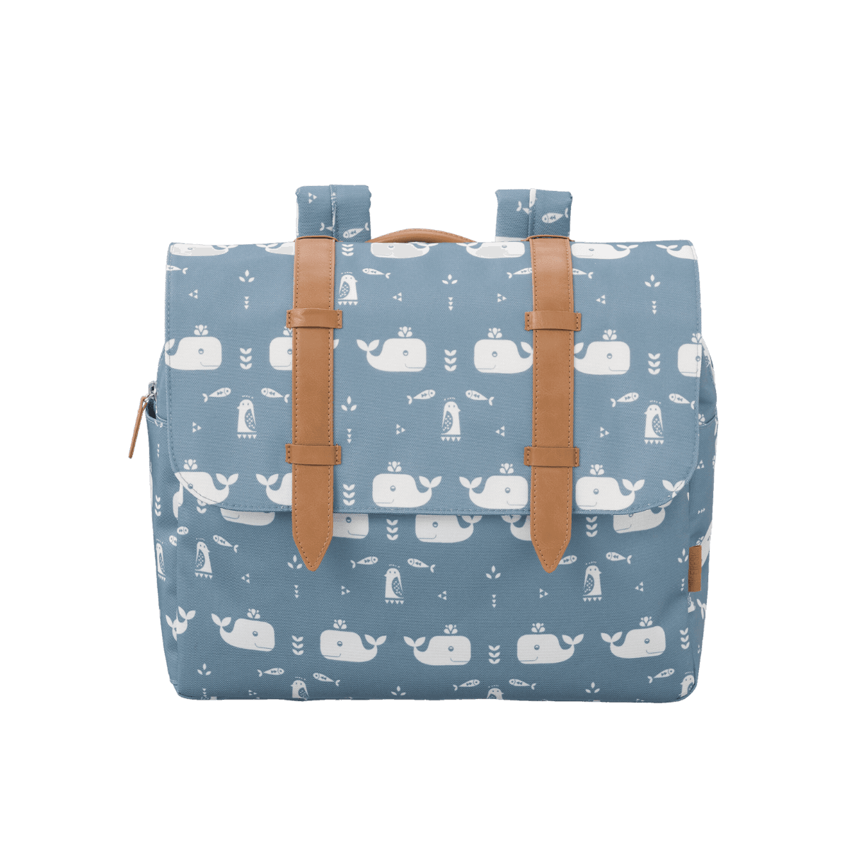 Walvissen boekentas - Whale Blue Fog