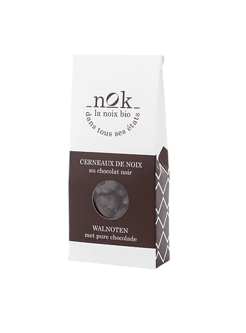 Cerneaux de noix enrobés de chocolat noir BIO 75g