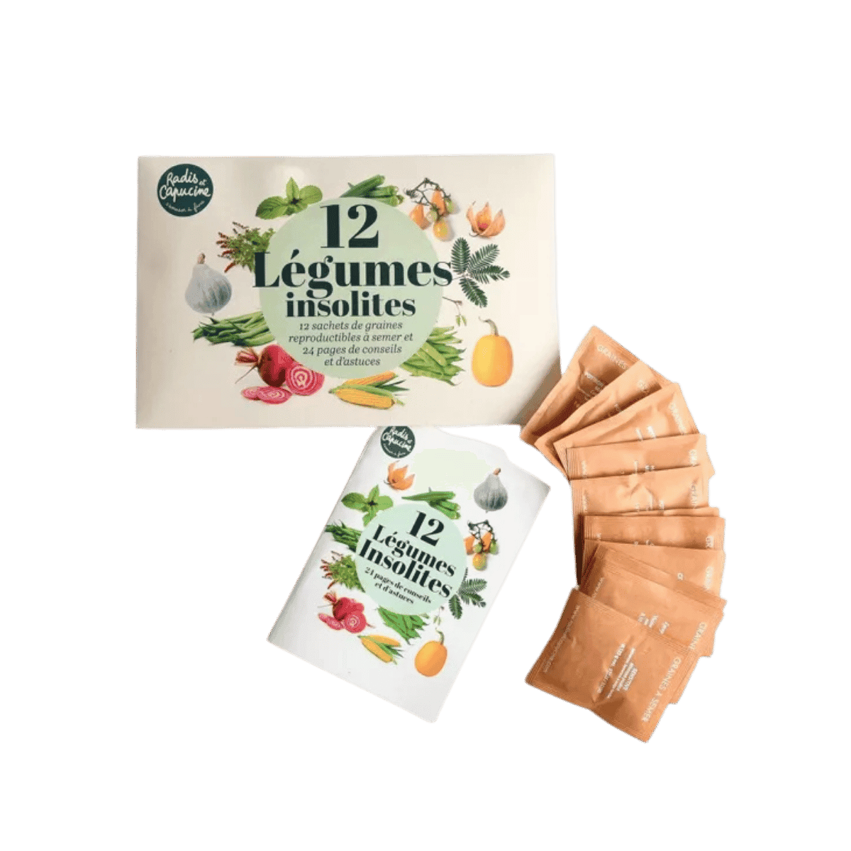 Coffret de graines "Légumes insolites" 12 sachets