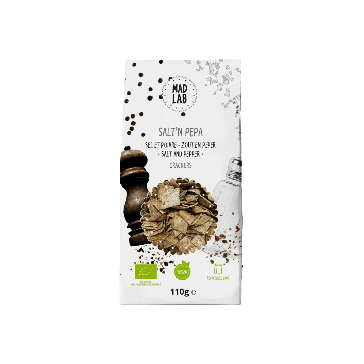 Peper en zout crackers - Salt 'n Pepa