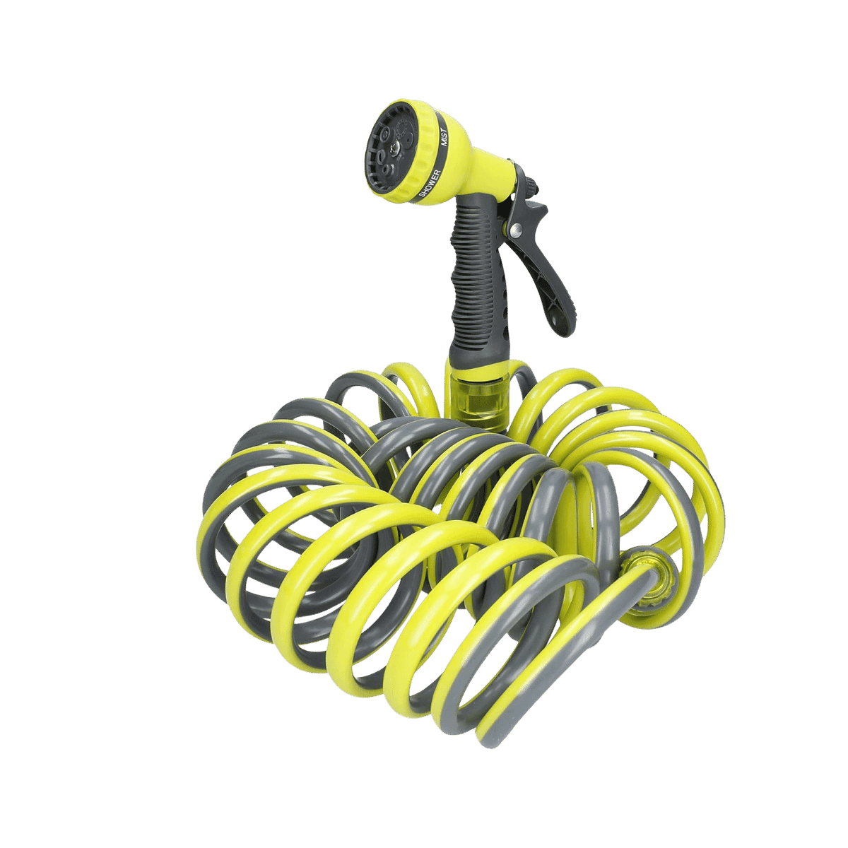 Complete 7,5 m flexibele spiraalslang-set