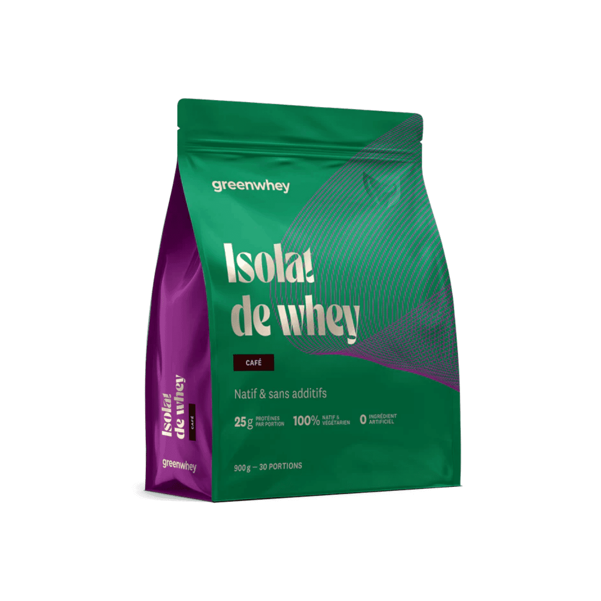Biologisch Natief Whey Protein Isolaat Koffie 900g