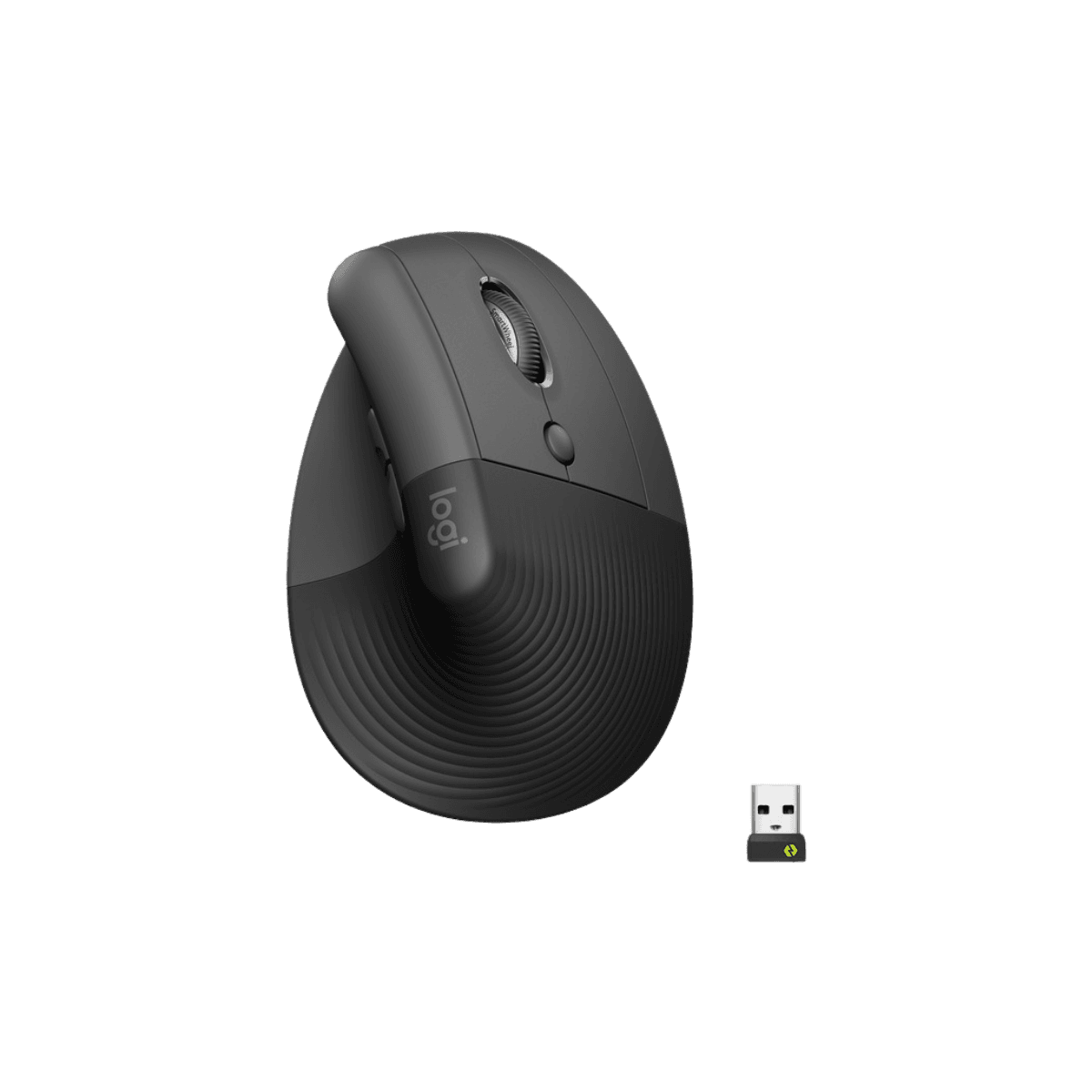 Souris ergonomique verticale pour droitier - SERIE ERGO LIFT - Graphite
