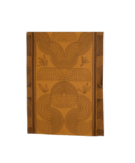 Set van 6 theedoeken Etna Ambre 50x70