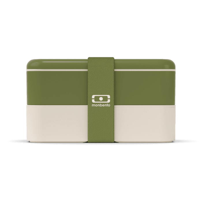 Lunchdoos Bento 2 x 500ml - MB ORIGINAL - Olive Recycled