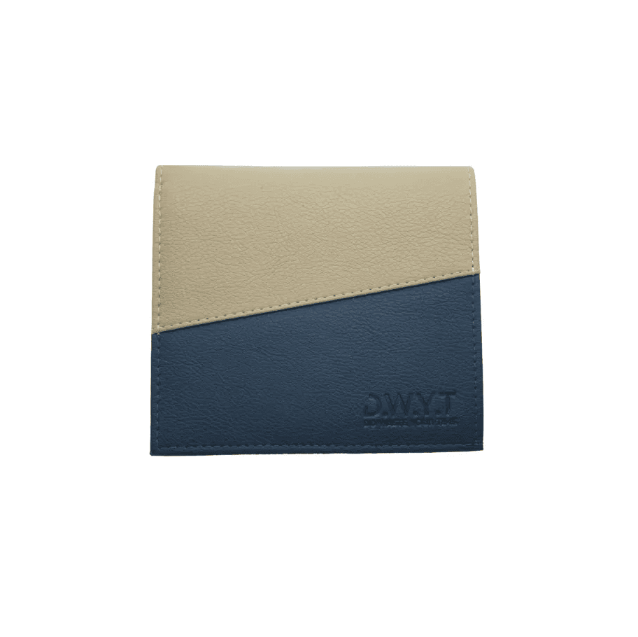 Portemonnee L'ACIDULE Beige/Bleu