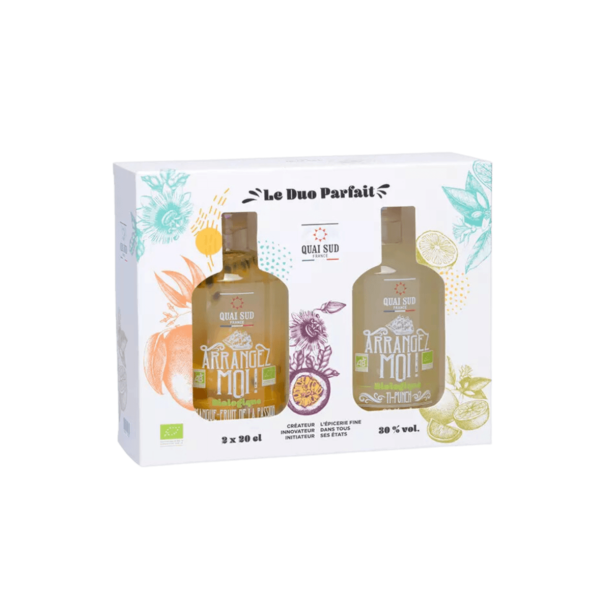 ARRANGEZ MOI" ORGANIC Rum 2x20cl Set "Het Perfecte Duo