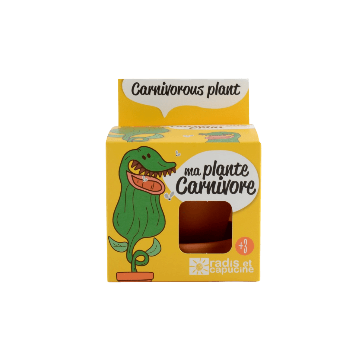 Vleesetende plantenzaden in potten