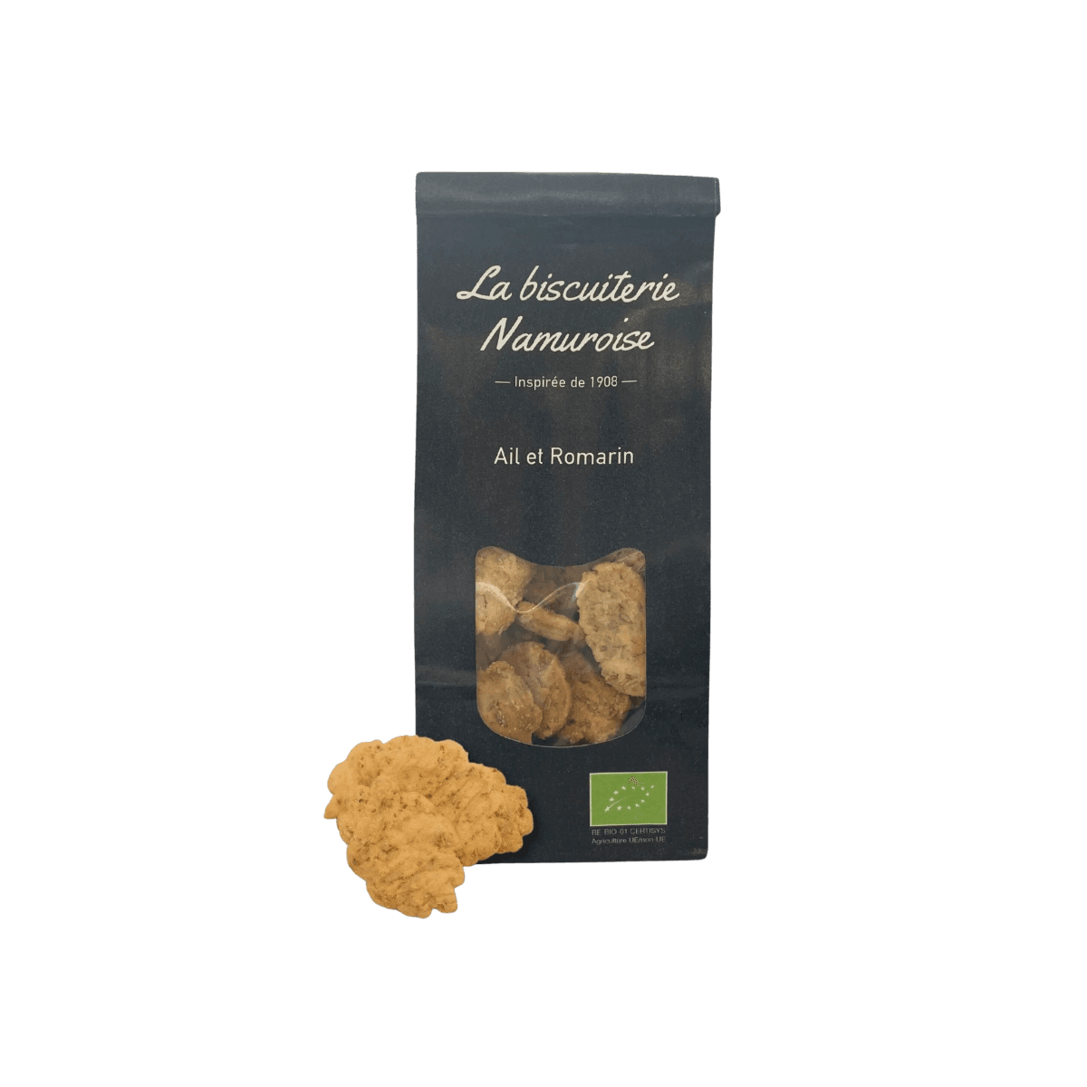 Biologisch Knoflook en Rozemarijn Aperitiefkoekje 100g