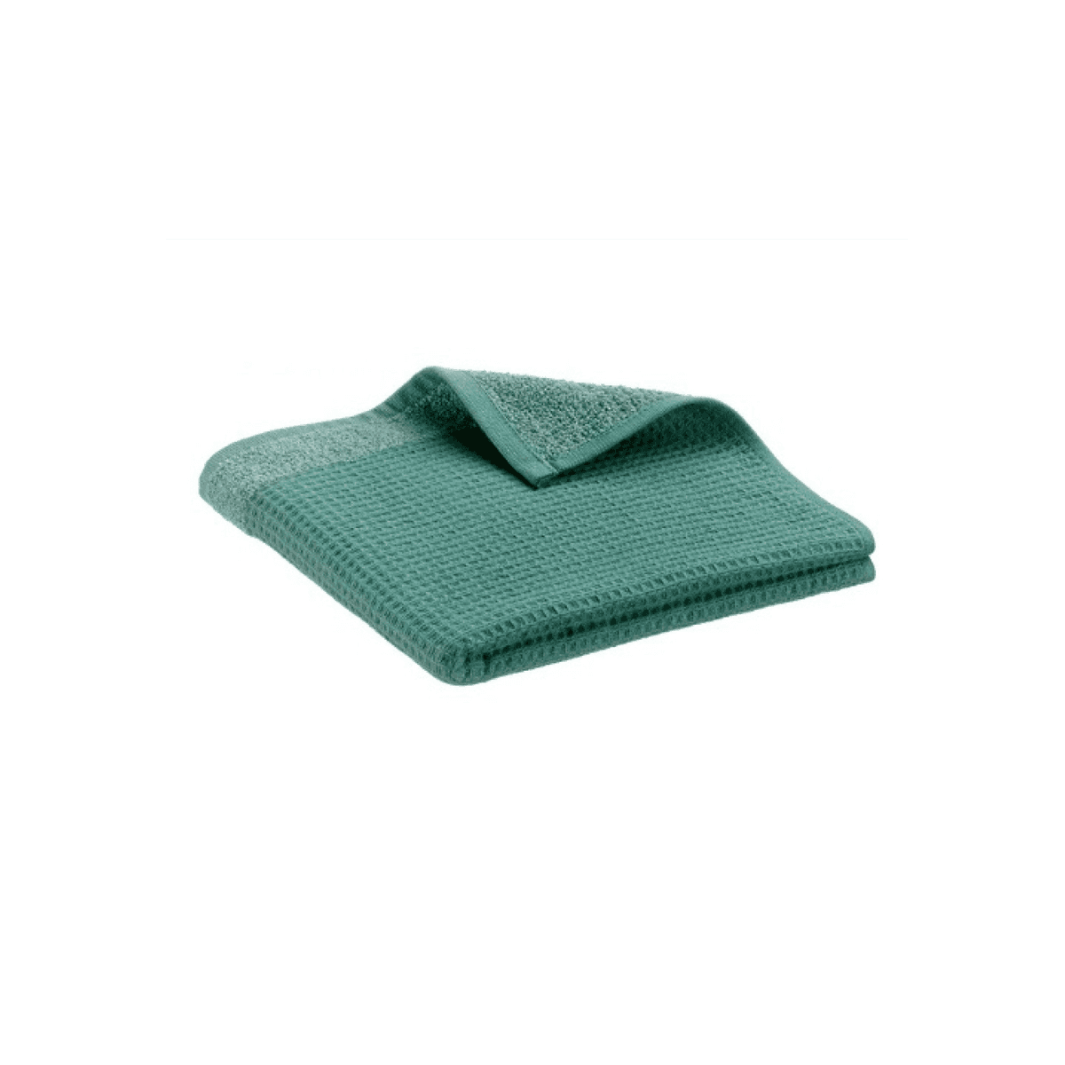 Gerecyclede handdoek Abby Emeraude 50 x 100