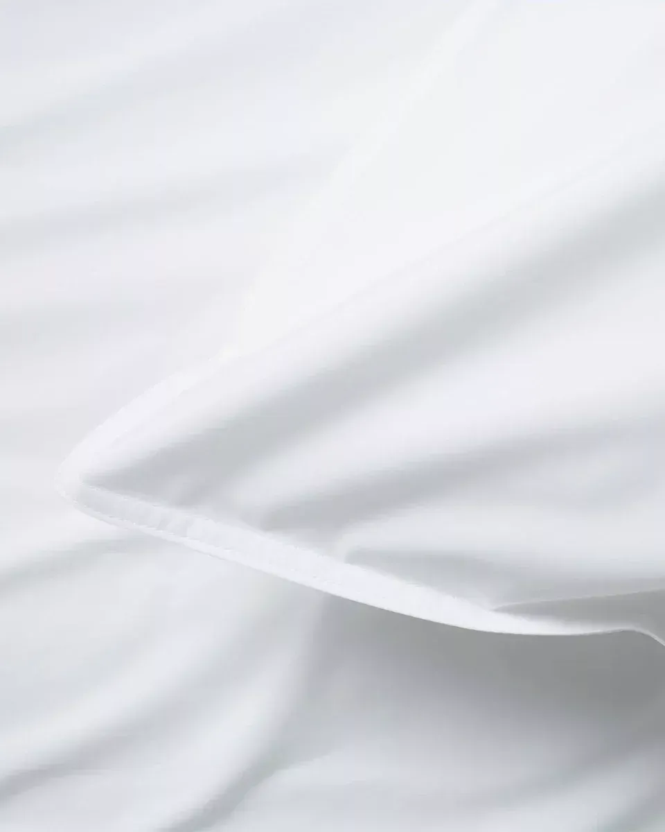 240X220 Percale 100% Coton-Dekbedovertrek - White PDBO240WH